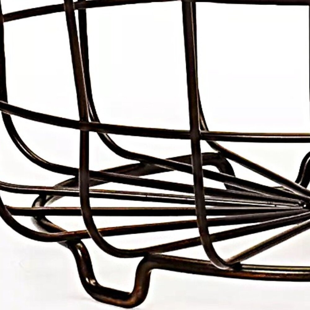 Rustic Farmhouse Hanging Fruit Basket – Metal Kitchen Storage Centerpiece - Picture 5 of 7